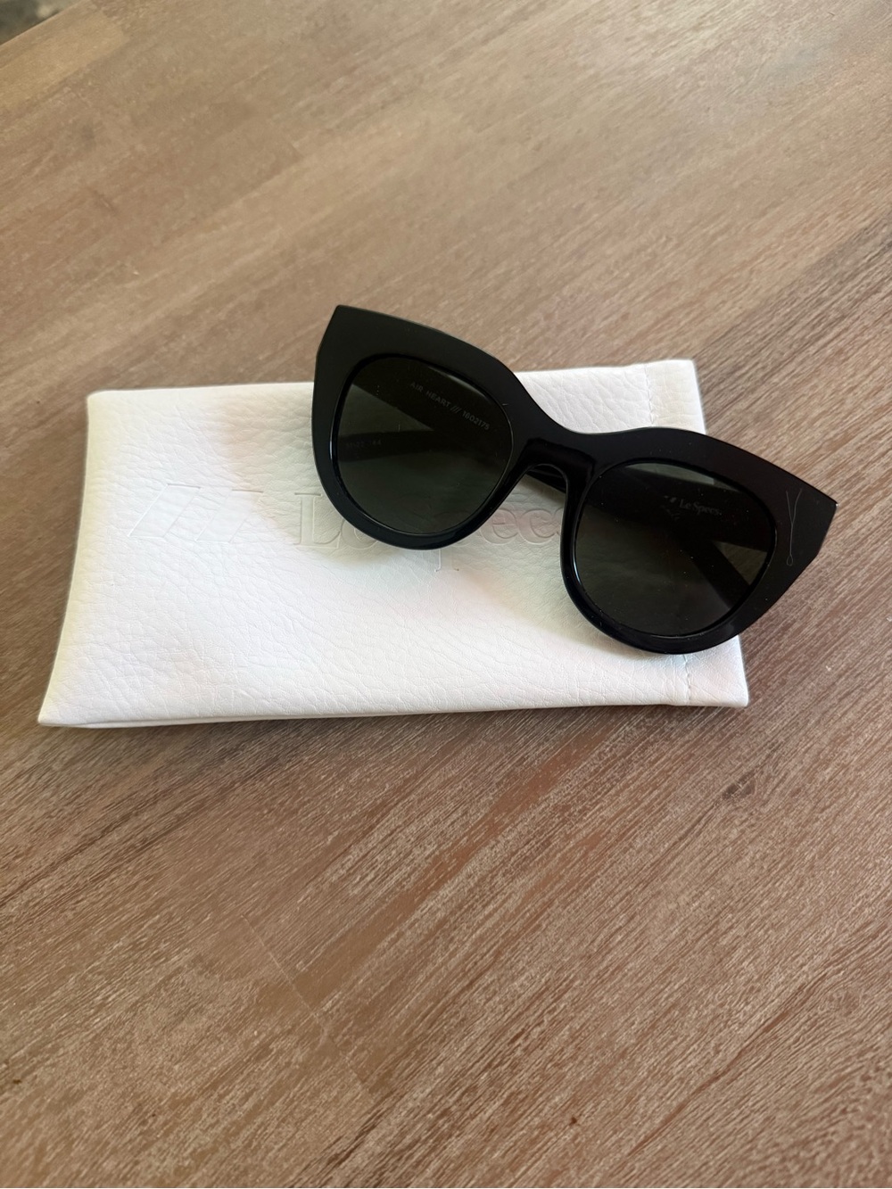 Le Specs Black Cat-Eye Women's Sunglasses